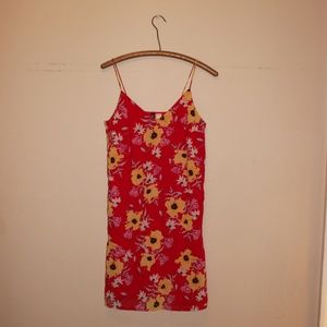 Floral Print Slip Dress